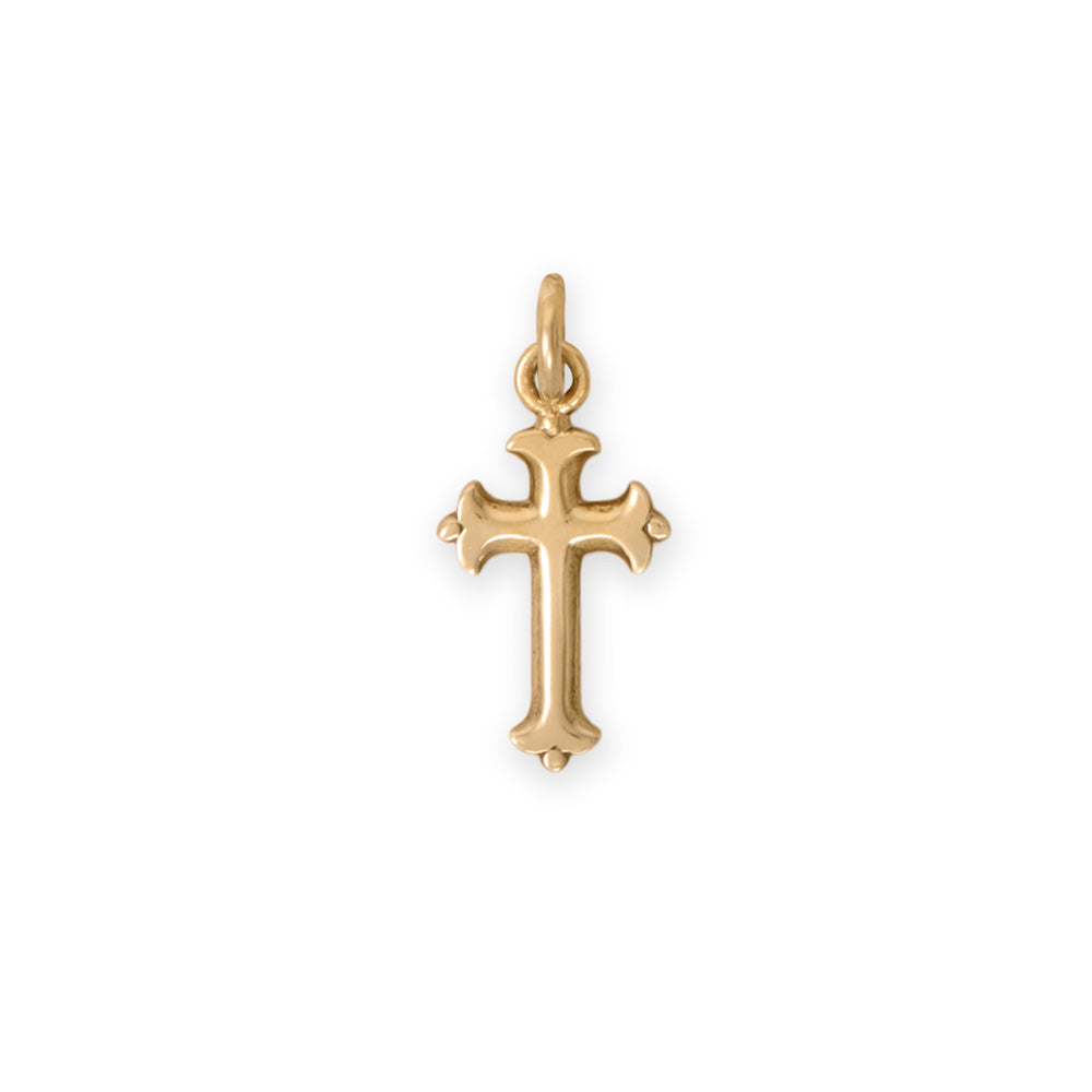 Gold or Silver Extra Small Silver Cross Charm Charms