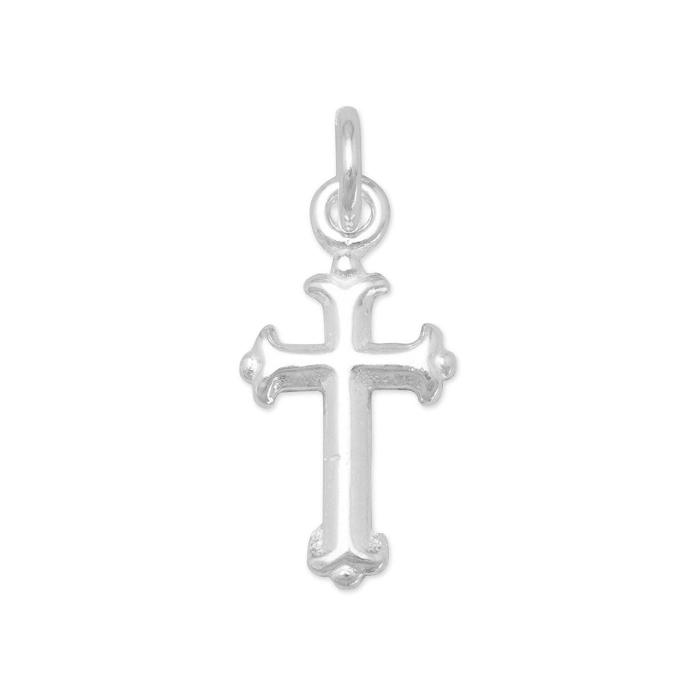 Gold or Silver Extra Small Silver Cross Charm Charms