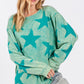 SAGE + FIG Mineral Wash Star Pattern T-Shirt - DAVERRI FASHIONS