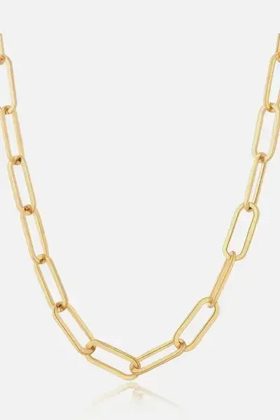 Thick Clip Chain Necklace - DAVERRI FASHIONS