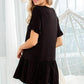 Heimish Full Size Ruffled V-Neck Short Sleeve Blouse Plus Size Blouses