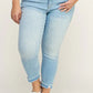 Artemis Vintage Plus High Rise Crop Skinny Jeans - DAVERRI FASHIONS