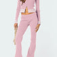 Zip Up Long Sleeve Top and Pants Set - DAVERRI FASHIONS