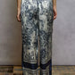 POL Floral Printed Woven Wide Leg Drawstring Pants - DAVERRI FASHIONS