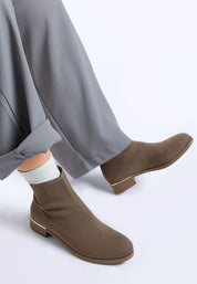 Rosamund Knitted Sock Boots | Boots Daverri Fashions