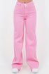 Wide Leg Jean in Bubblegum Pink Pink Jeans