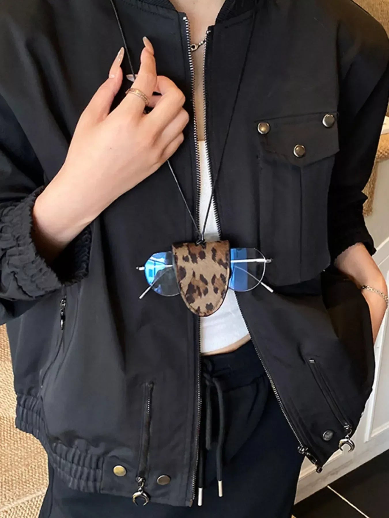 Leopard Print Large Tote Bag - DAVERRI FASHIONS