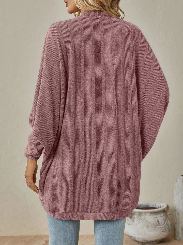 Cozy Oversized Open Front Knit Cardigan | Cardigans Daverri Fashions