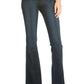 O2 Denim Five Pocket Mid-Rise Flared Jeans-Made in USA Jeans