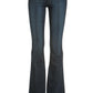 O2 Denim Five Pocket Mid-Rise Flared Jeans-Made in USA Jeans