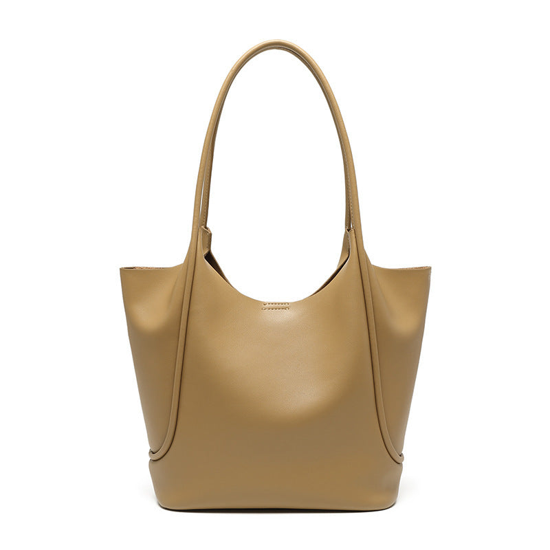 Genuine Leather Shoulder Tote Bag | Tote Bags Daverri Fashions