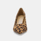 Beast Fashion Faux Suede Leopard Point Toe Pumps PUMPS