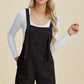 Double Take Textured Shortalls Plus Size Shortalls
