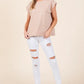 Lime 'N' Chili Striped Muscle Sleeve Top