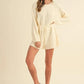MABLE Round Neck Long Sleeve Sweater Romper