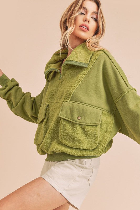 Carter Pullover PISTACHIO S Tops