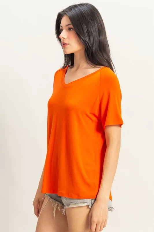 HYFVE Oversized V-Neck Relaxed Tee T-Shirts