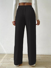 Drawstring Wide Leg Pants | Lounge Pants Daverri Fashions