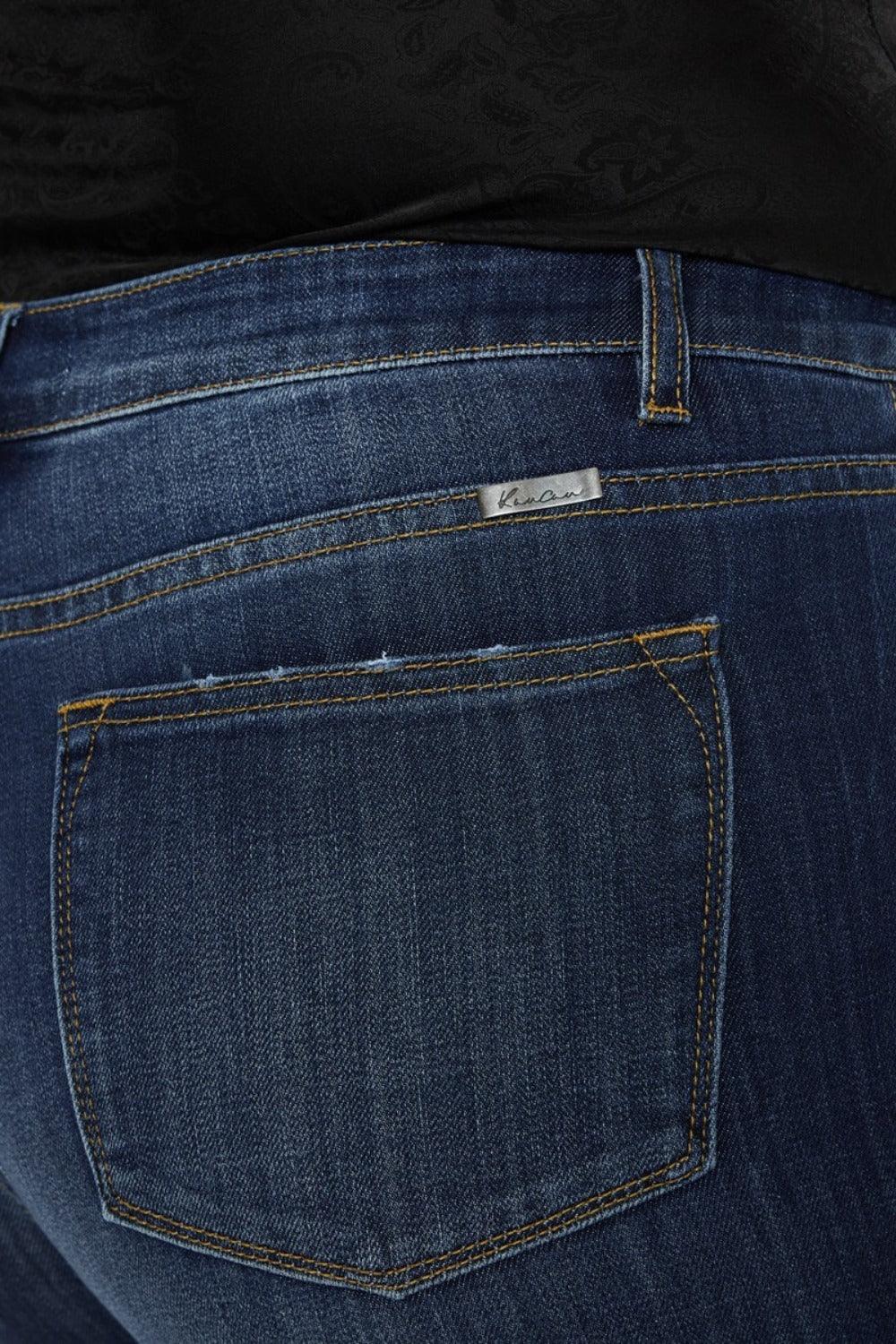 Kancan Full Size Mid Rise Slim Flare Jeans | Jeans Daverri Fashions