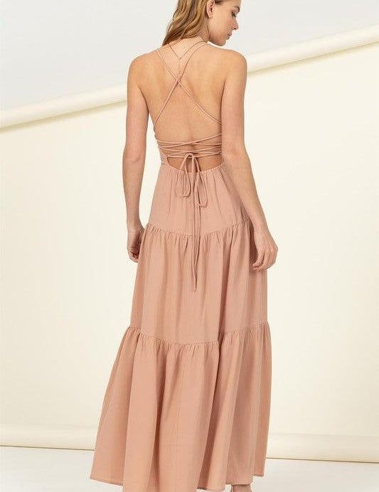 Said Yes Tiered Maxi Dress Maxi Dresses