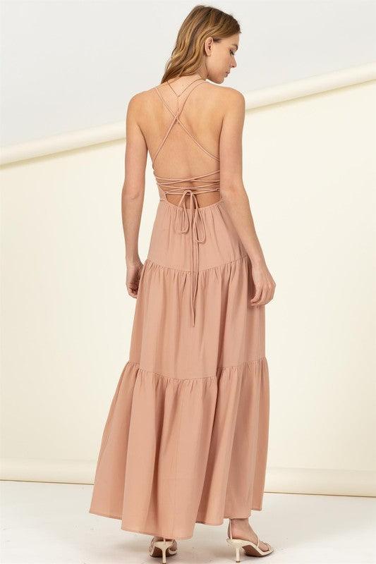 Said Yes Tiered Maxi Dress Maxi Dresses