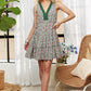 ADORA Lace Detail V-Neck Sleeveless Mini Dress Mini Dresses