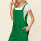 Double Take Full Size Textured Shortalls Shortalls