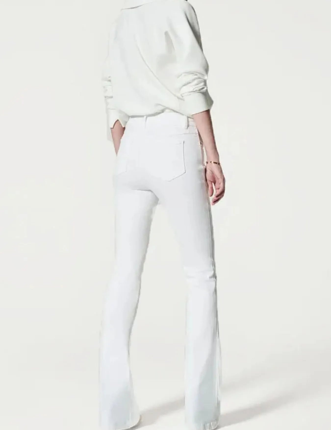 Full Size High-Waisted Flare Jeans Plus Size | Jeans Daverri Fashions