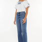 Kancan Full Size High Rise Slim Wide Leg Jeans - DAVERRI FASHIONS