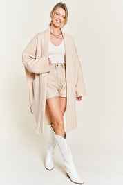Oversized Knit Cardigan Plus Size | Cardigans Daverri Fashions