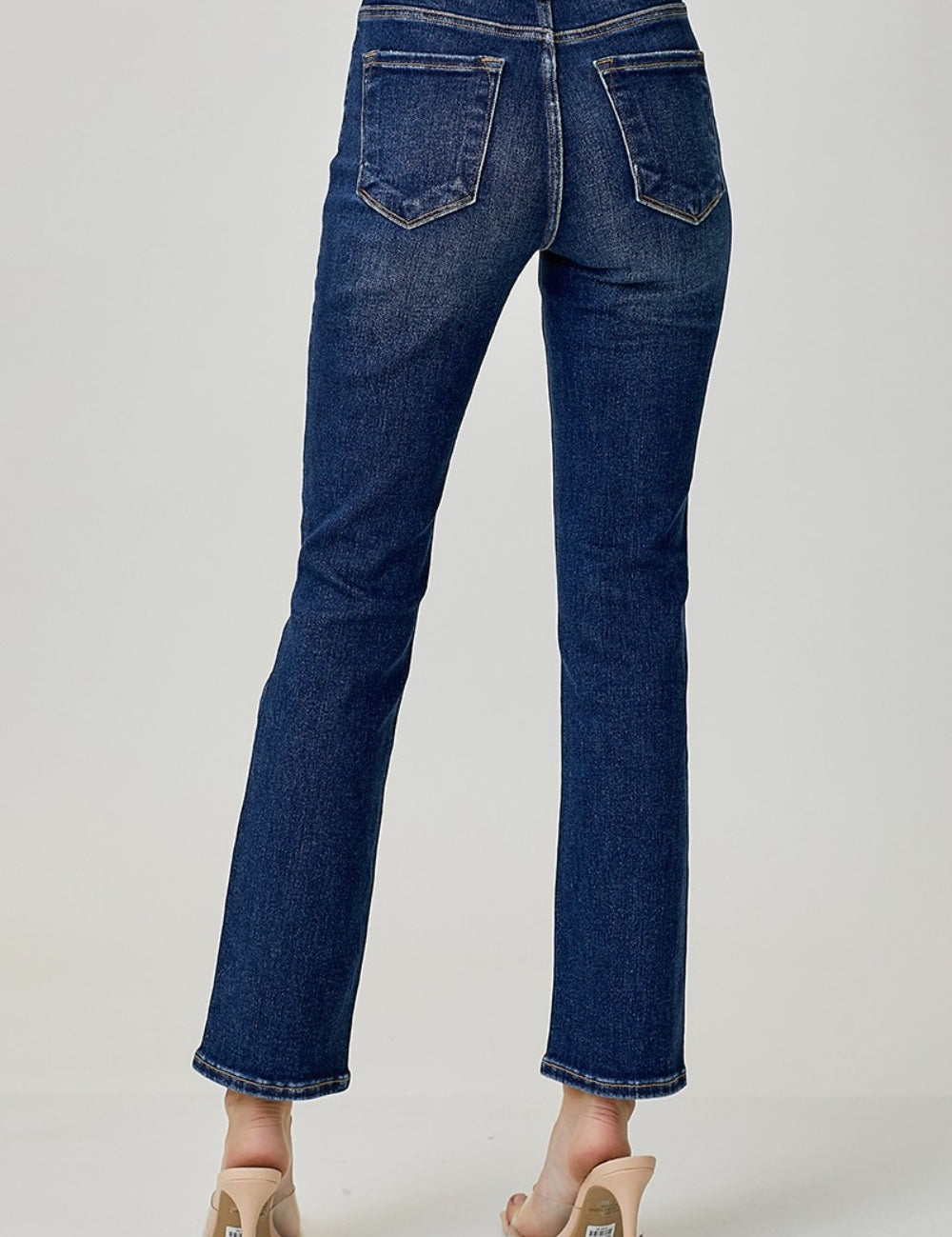 RISEN Full Size High Waist Straight Jeans