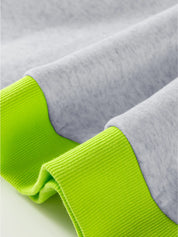Contrast Trim Oversized Sweatshirt | Sweatshirts Daverri Fashions