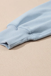 Half Zip Long Sleeve Top and Joggers Set | Loungewear Sets Daverri Fashions