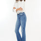 Kancan High Rise Frayed Hem Jeans Jeans