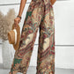 Printed Wide Leg Pants - DAVERRI FASHIONS