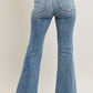 Judy Blue Full Size High-Waist Flare Denim Jeans with Front Seam Detail Plus Size Jeans