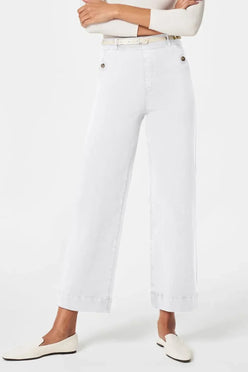 High Waist Jeans with Pockets - DAVERRI FASHIONS