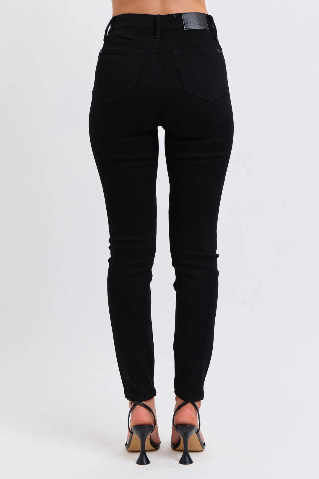 Judy Blue Plus Size HW Faux Leather Skinny Pants Pants