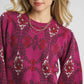 Umgee Boho Patterned Long Sleeve Sweater - DAVERRI FASHIONS
