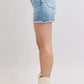 Judy Blue High Waist Western Embroidery Detail Cut Off Denim Shorts