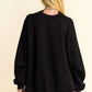 Davi & Dani Round Neck Raglan Sleeve Sweatshirt Sweatshirts