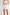 MABLE Floral Eyelet Lace Tube Top and Short Set Off White S
