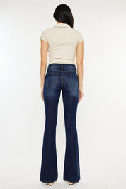 Kancan Full Size Mid Rise Slim Flare Jeans | Jeans Daverri Fashions