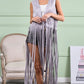 BiBi Star Stud With Long Fringe Detail Suede Vest Vests