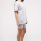 Cotton Round Neck Top & Biker Shorts Set Outfit Sets