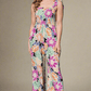 ODDI Full Size Floral Sleeveless Wide Leg Jumpsuit Jumpsuits