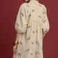 Umgee Corduroy Babydoll Dress with Floral Embroidery