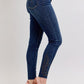 Judy Blue Full Size Embroidered High Rise Skinny Jeans Plus Size - DAVERRI FASHIONS
