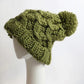 Oversized Chunky Knit Pom Beanie - DAVERRI FASHIONS