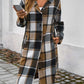 Devine Plaid Long Sleeve Hooded Coat - DAVERRI FASHIONS